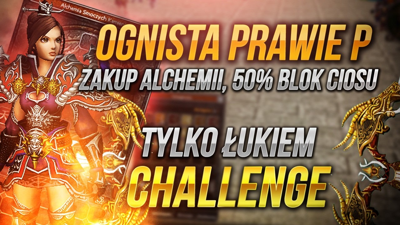 odc14 Metin2.pl tylko łukiem do 120lvla! #14 Zwojowanie ognistej, zakup oraz włożenie alchemii!