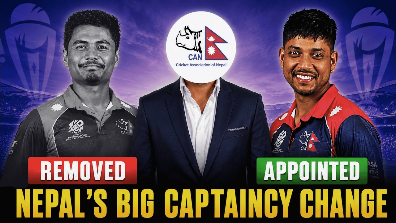 Nepal's Captaincy Change: Sandeep Lamichhane Returns as ODI Captain || The Cricket Nerd
