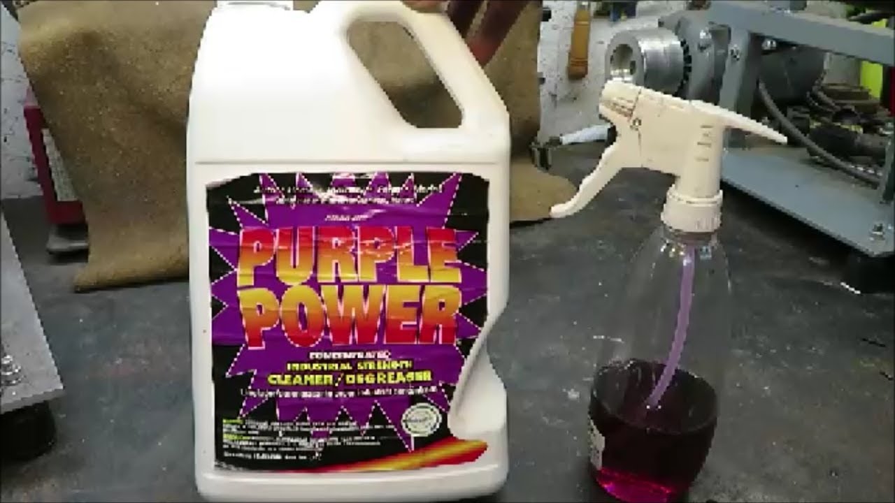 Обзор очистителя-обезжиривателя Purple Power