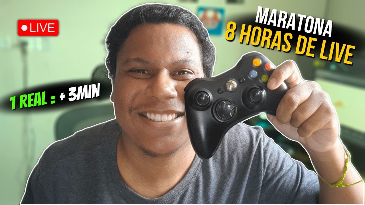 LIVE JOGANDO JOGOS DE XBOX 360 E SERIES S (MARATONA)