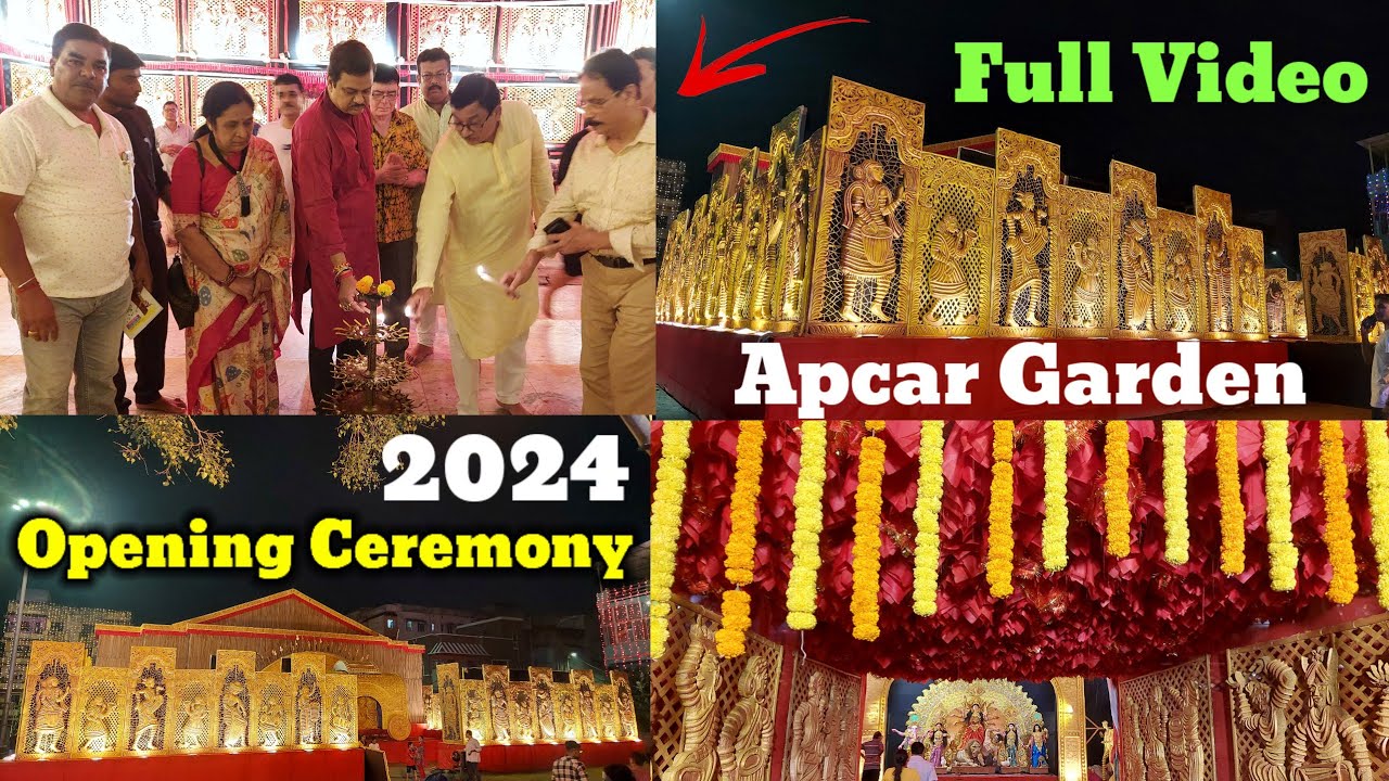 Apcar Garden Durga Puja Pandal 2024 | Apcar Garden 2024 Durga Puja Full Video Asansol