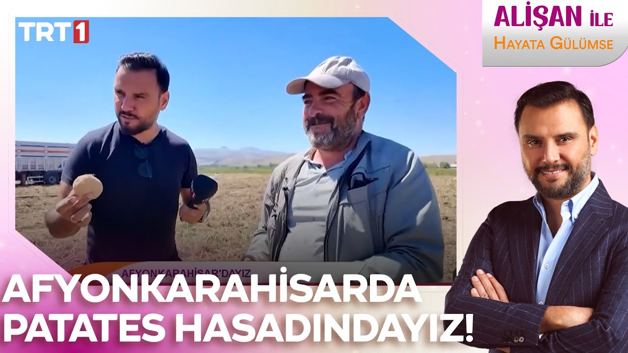 Alişan, Afyonkarahisar'da patates hasadına katıldı!  | @trt1