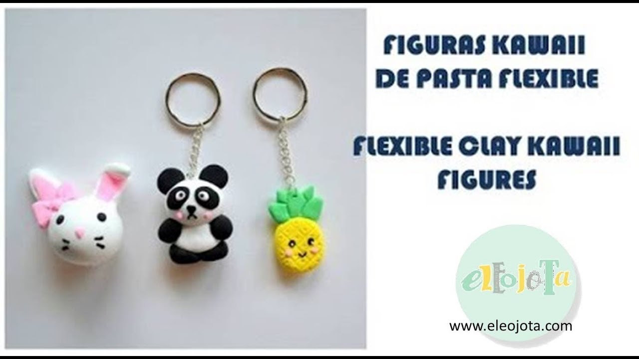 Figuras kawaii de pasta flexible | ELEOJOTA00 | TUTORIAL FUNNY GUMMY