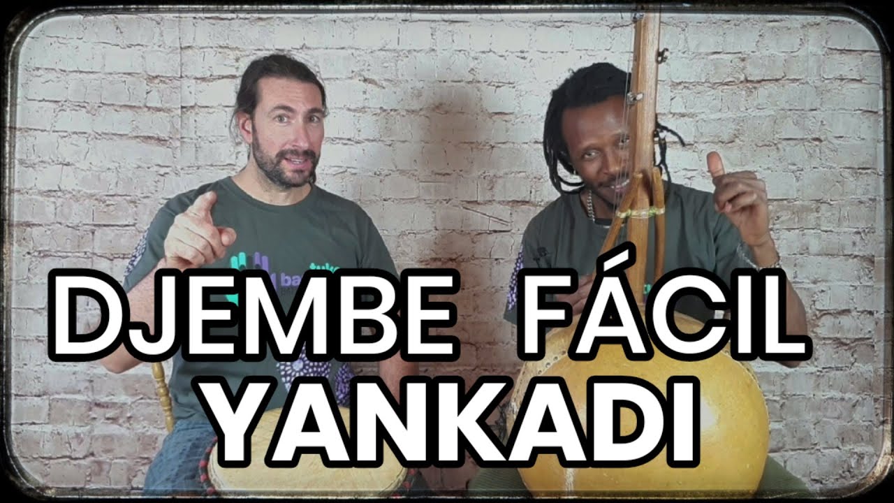 DJEMBE fácil para el RITMO YANKADI 🖐 + [pista para practicar] ✅