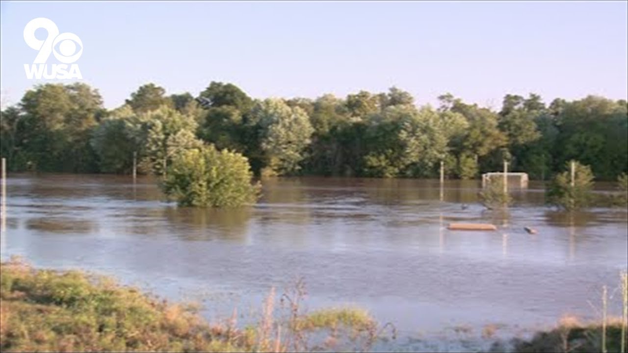 Monocacy River sees flooding as heavy rainfall heads downstream