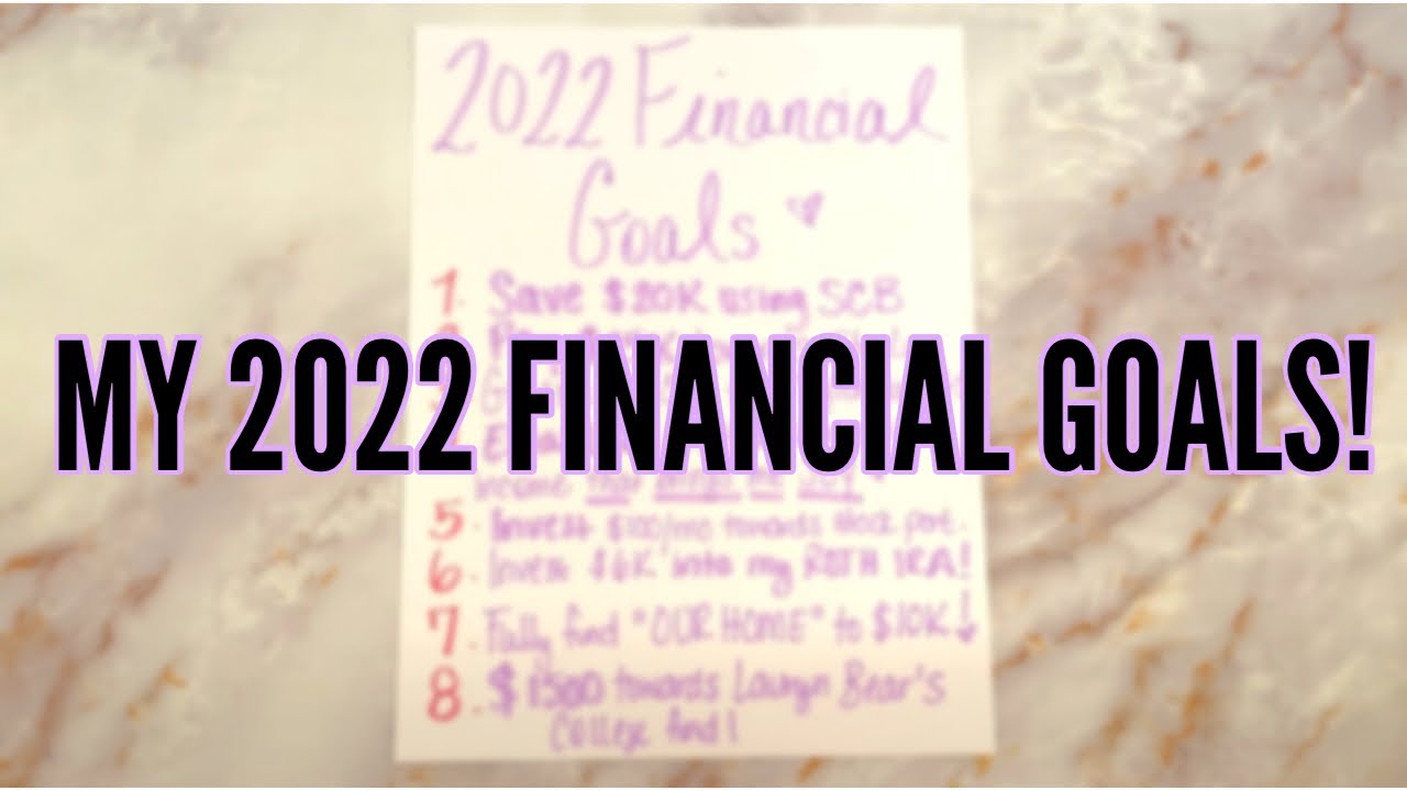 MY 2022 FINANCIAL GOALS✨| 2022 GOAL SETTING| MONEY GOALS FOR 2022| TAYLORBUDGETS