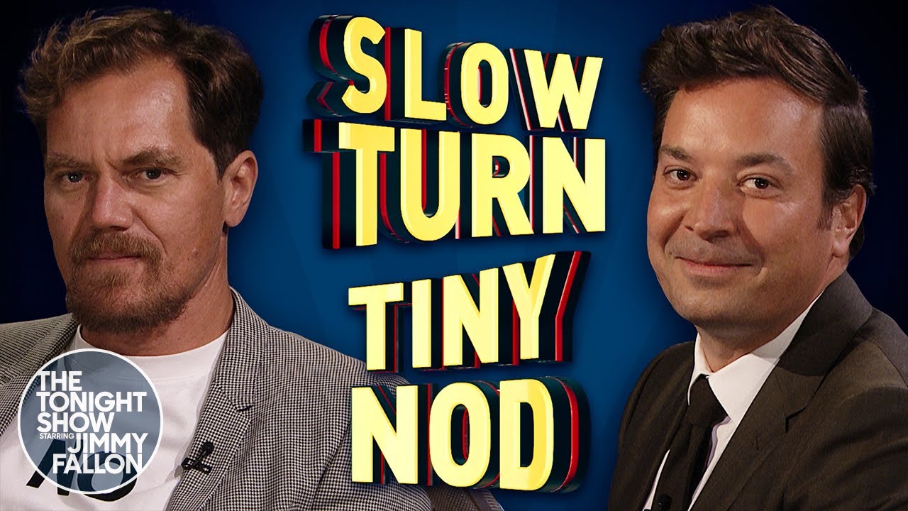 Slow Turn, Tiny Nod with Michael Shannon | The Tonight Show Starring Jimmy Fallon