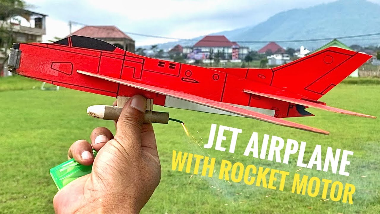 Jet Airplane With Rocket Motors TSP