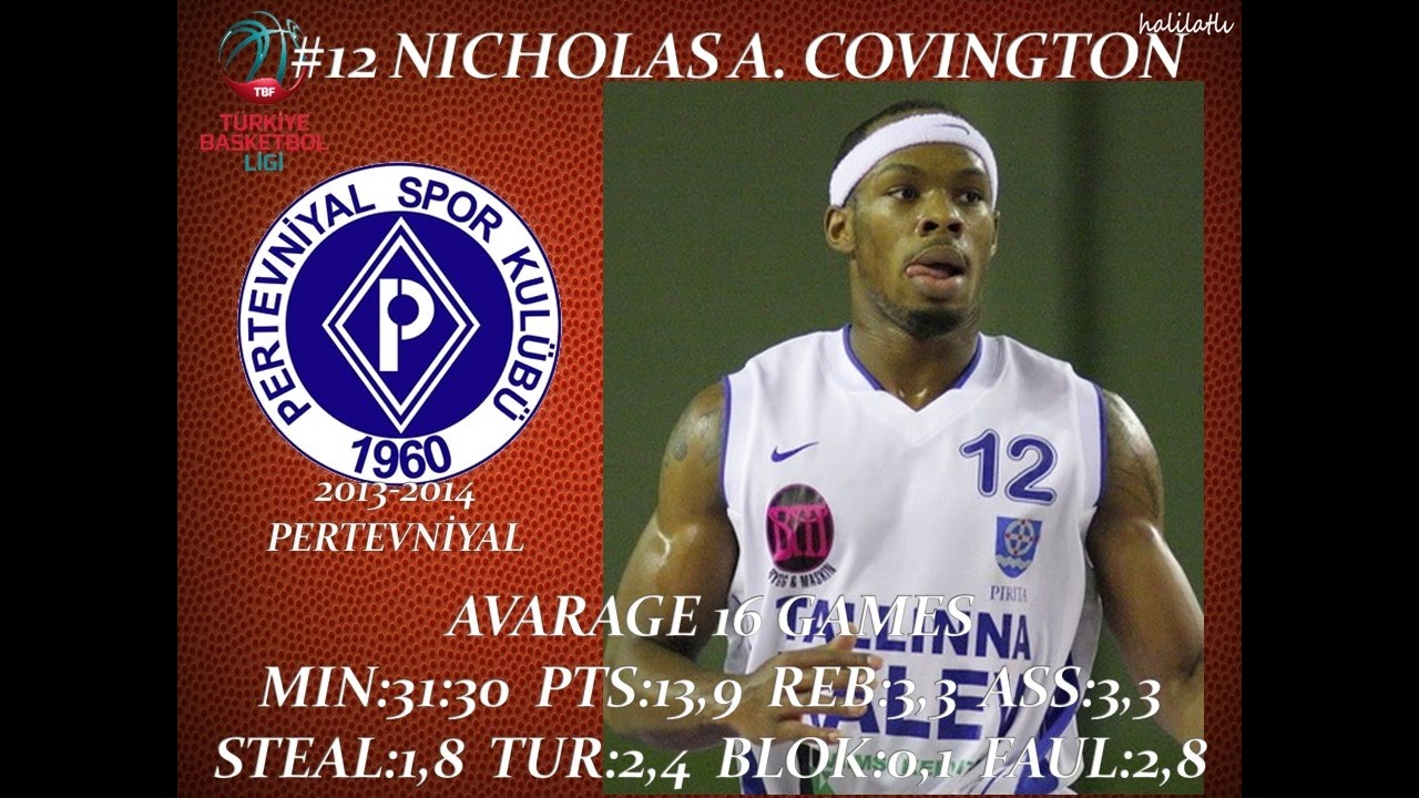 Nicholas Covington 2013-2014 Pertevniyal TBL