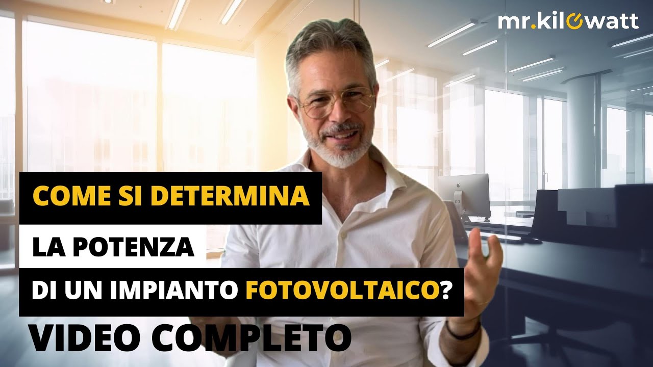 Come si calcola la potenza di un impianto fotovoltaico?