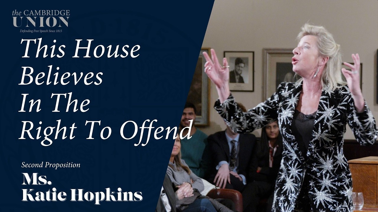 Katie Hopkins | This House Believes In The Right To Offend | Cambridge Union