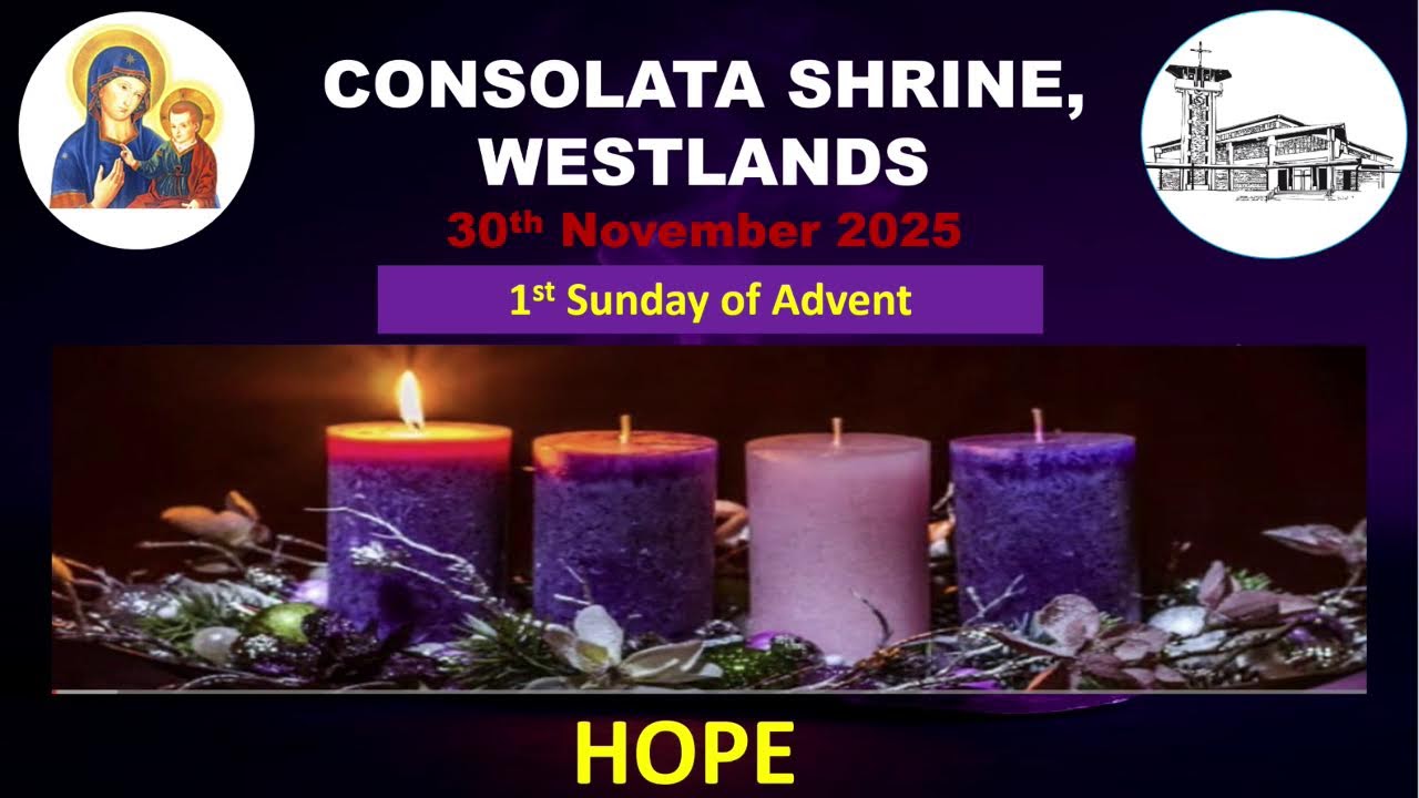 Consolata Shrine Live  30/11/2025  9:00 AM,  1st Sunday of Advent