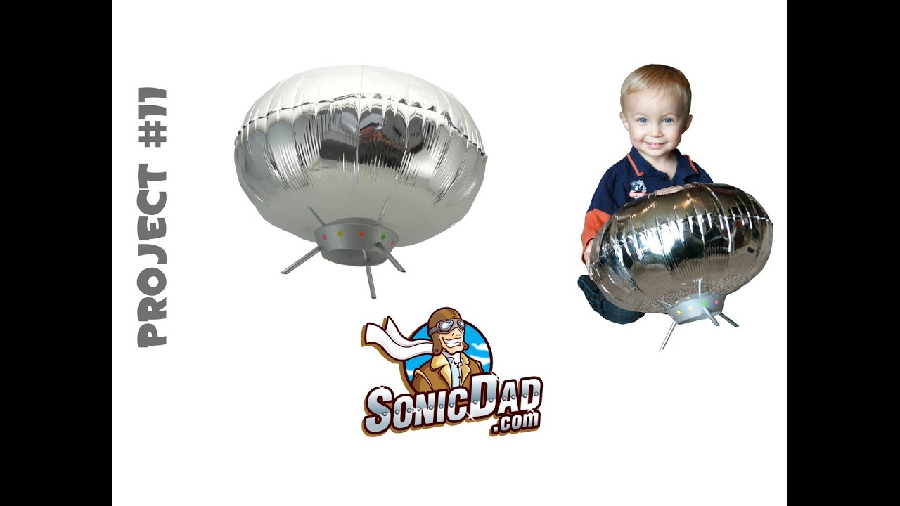 UFO Lander Helium Balloon - SonicDad Project #11