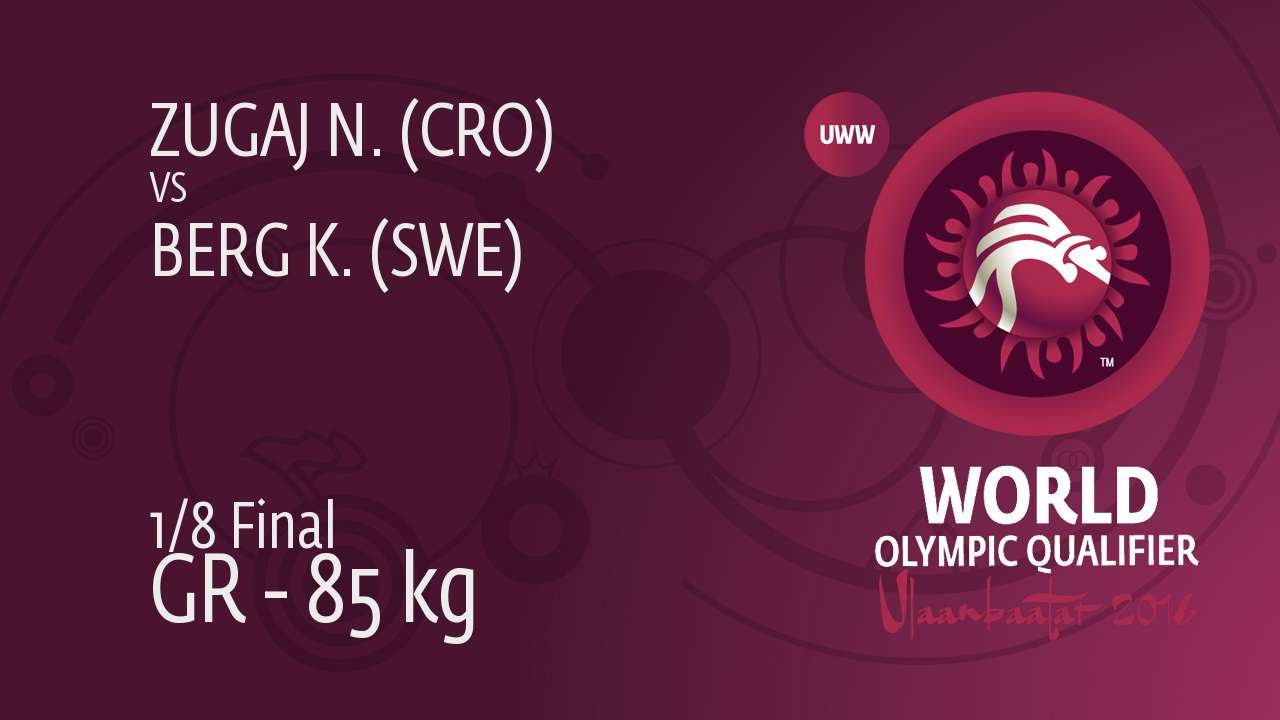 1/8 GR - 85 kg: K. BERG (SWE) df. N. ZUGAJ (CRO) by TF, 11-3