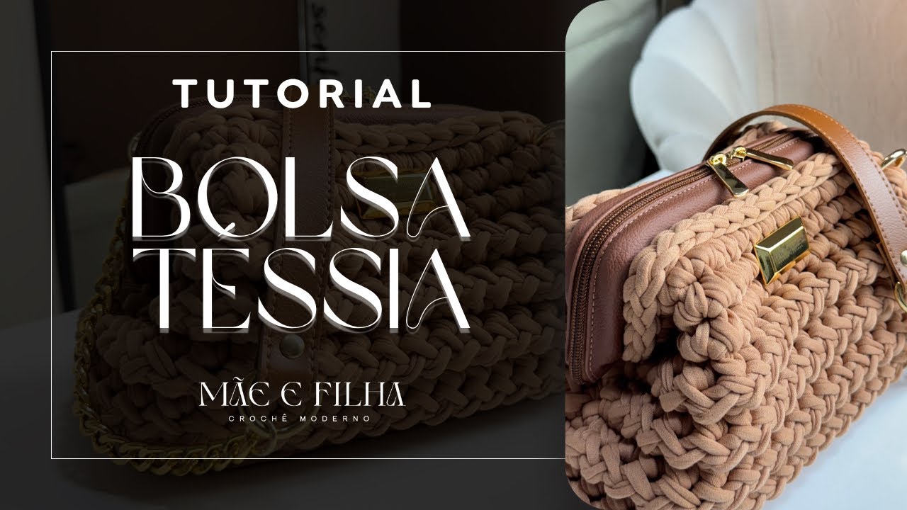 Aula completa - Bolsa Téssia com acessórios @fioafiostore 
