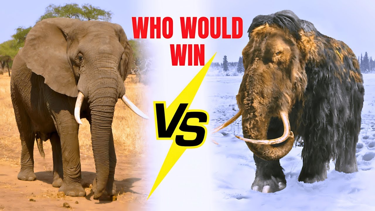 Woolly Mammoth vs. African Elephant: Who Would Win