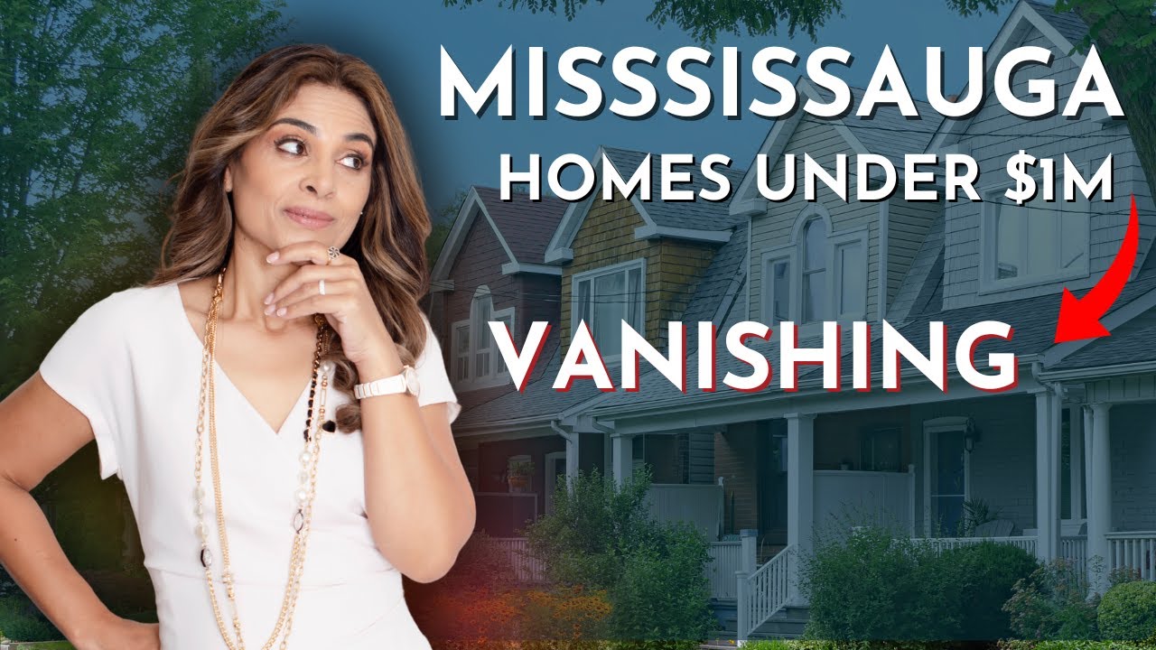 Mississauga Homes Under $1M Disappearing Fast!  #GTAHousingMarket #HomesUnder1Million