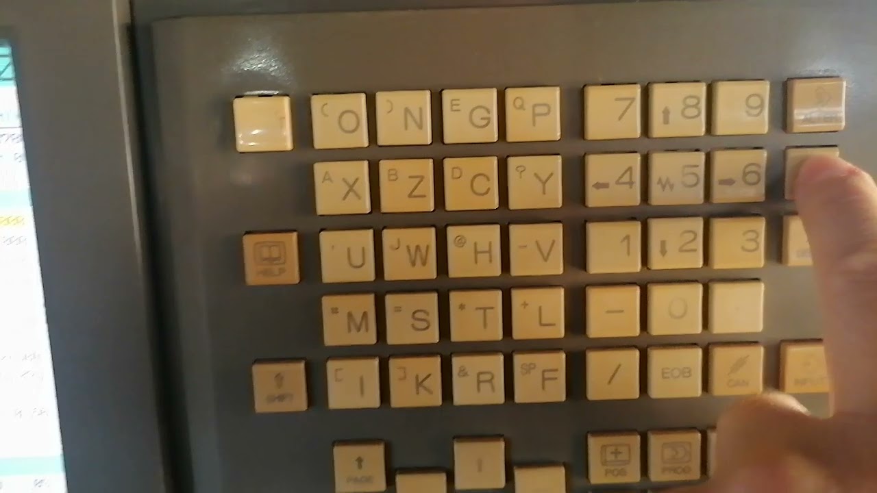 Проверка работоспособности клавиатуры FANUC A02B-0319-C125#T