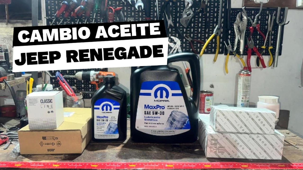 Cambio de aceite Jeep Renegade PASO A PASO