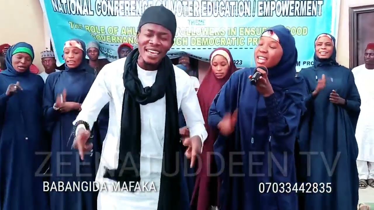 Malamin izala ya fashe da kuka alokacin da Babangida Mafaka yake rera Qasidar Sayyida Fatima Azzahra