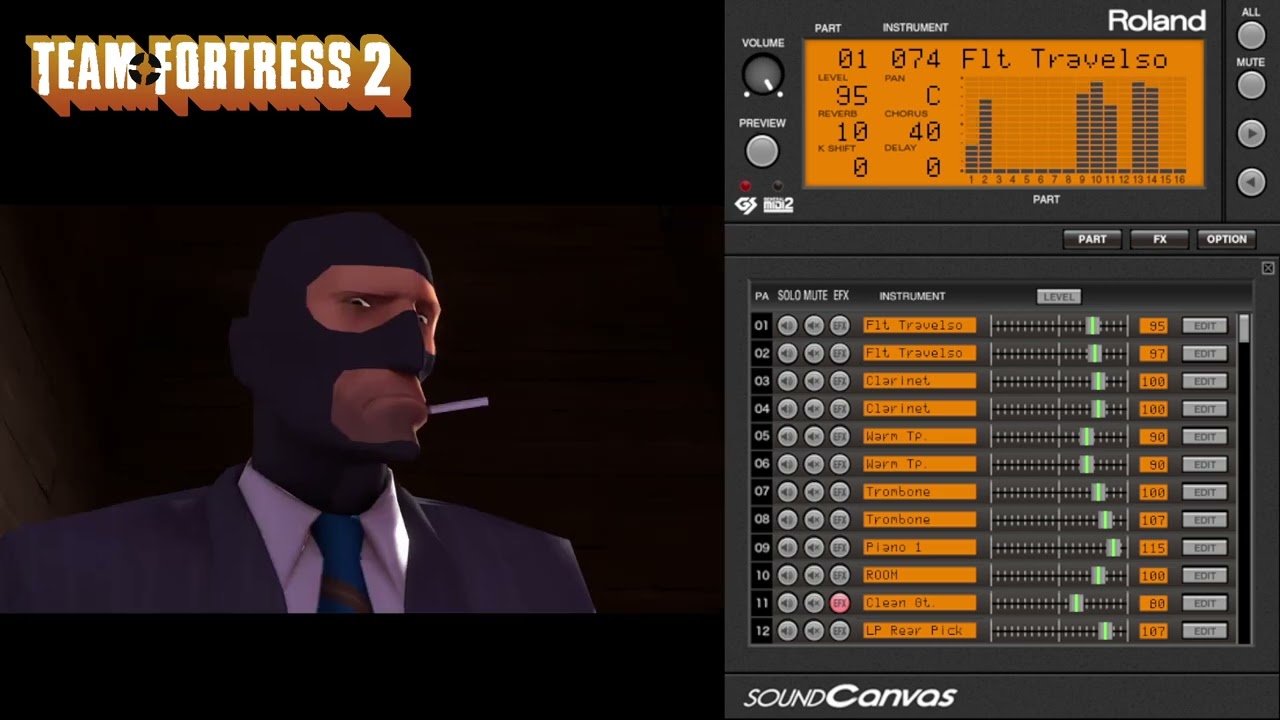 TF2 - Playing with Danger MIDI - Sound Canvas VA
