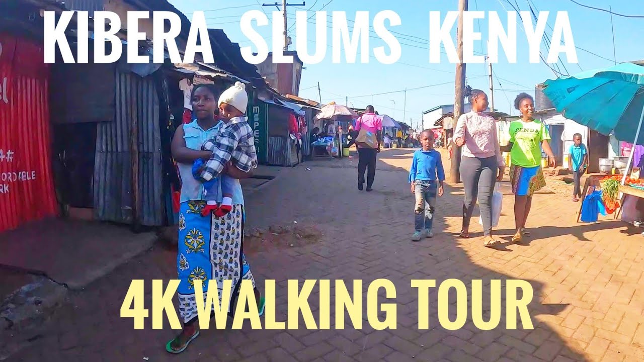 INSIDE AFRICA`S BIGEST SLUM ,KIBERA IN  NAIROBI KENYA