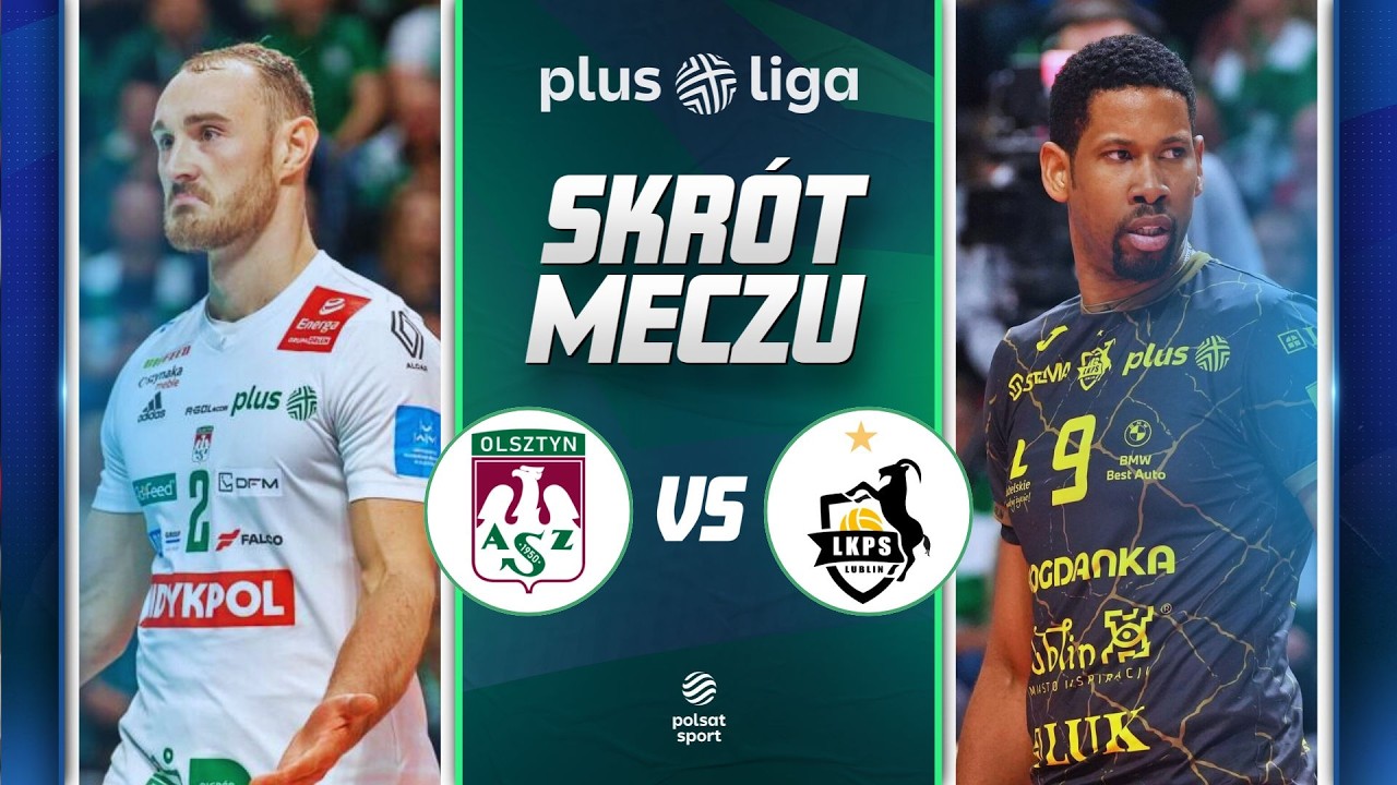 SKRÓT: INDYKPOL AZS OLSZTYN - BOGDANKA LUK LUBLIN | PLUSLIGA
