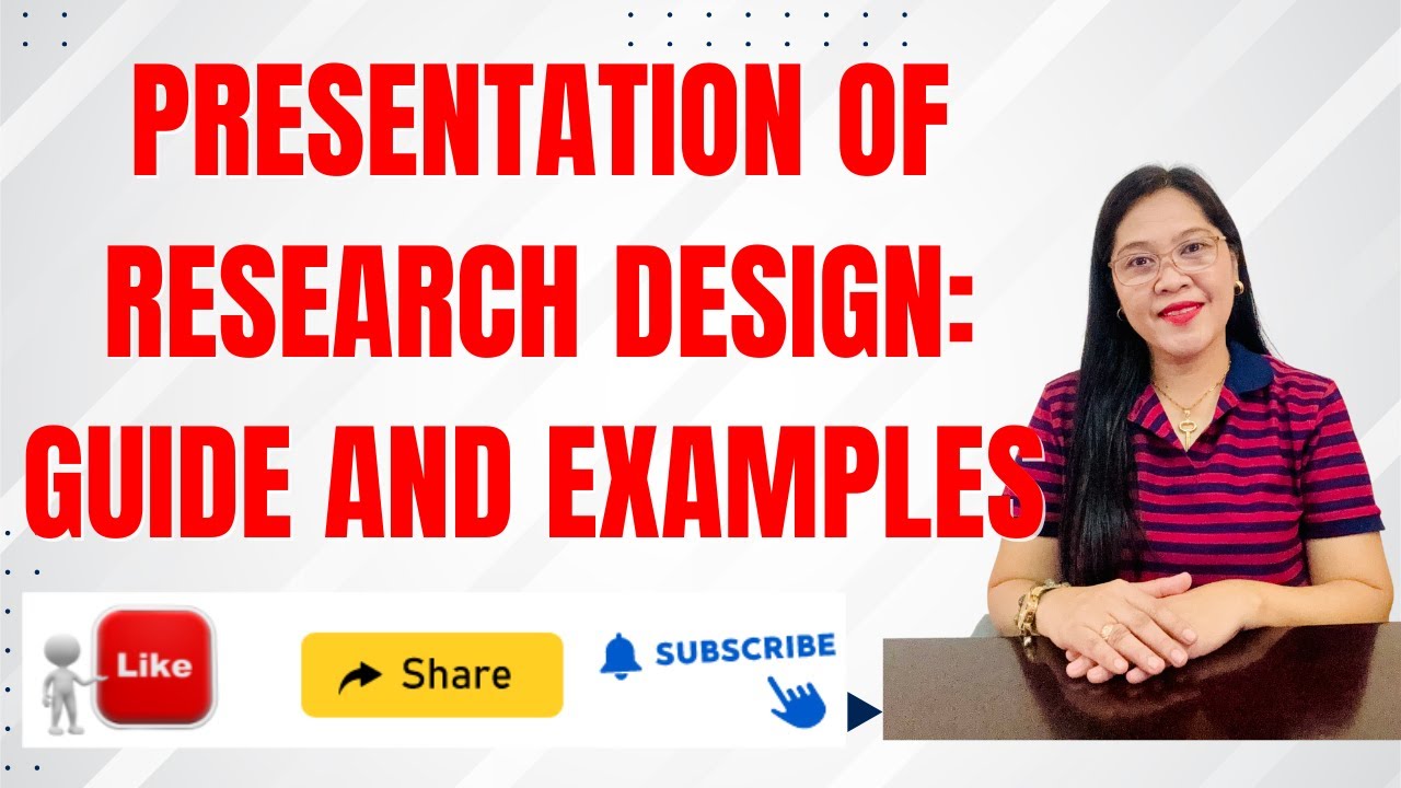 VL54- Presentation of Research Design in Thesis