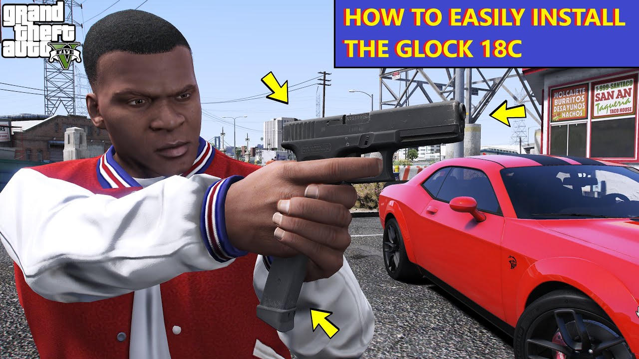 Как легко установить Glock 18C (анимированное) #GTA5Mods