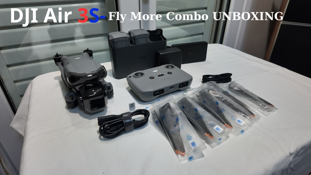 DJI Air 3S -Fly More Combo UNBOXING