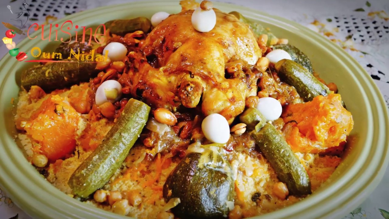 كسكسو بالحليب و الدجاج مختلف و لذيذ/ من الأطباق التقليدية للأطلس المتوسط