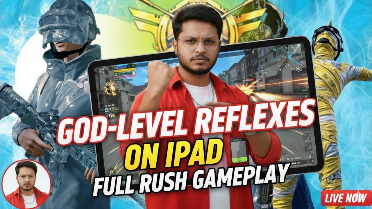 NO FEAR, JUST RUSH! 💀 iPad Gameplay | Road to Conqueror || M1, M2, or M4 iPad || #shorts