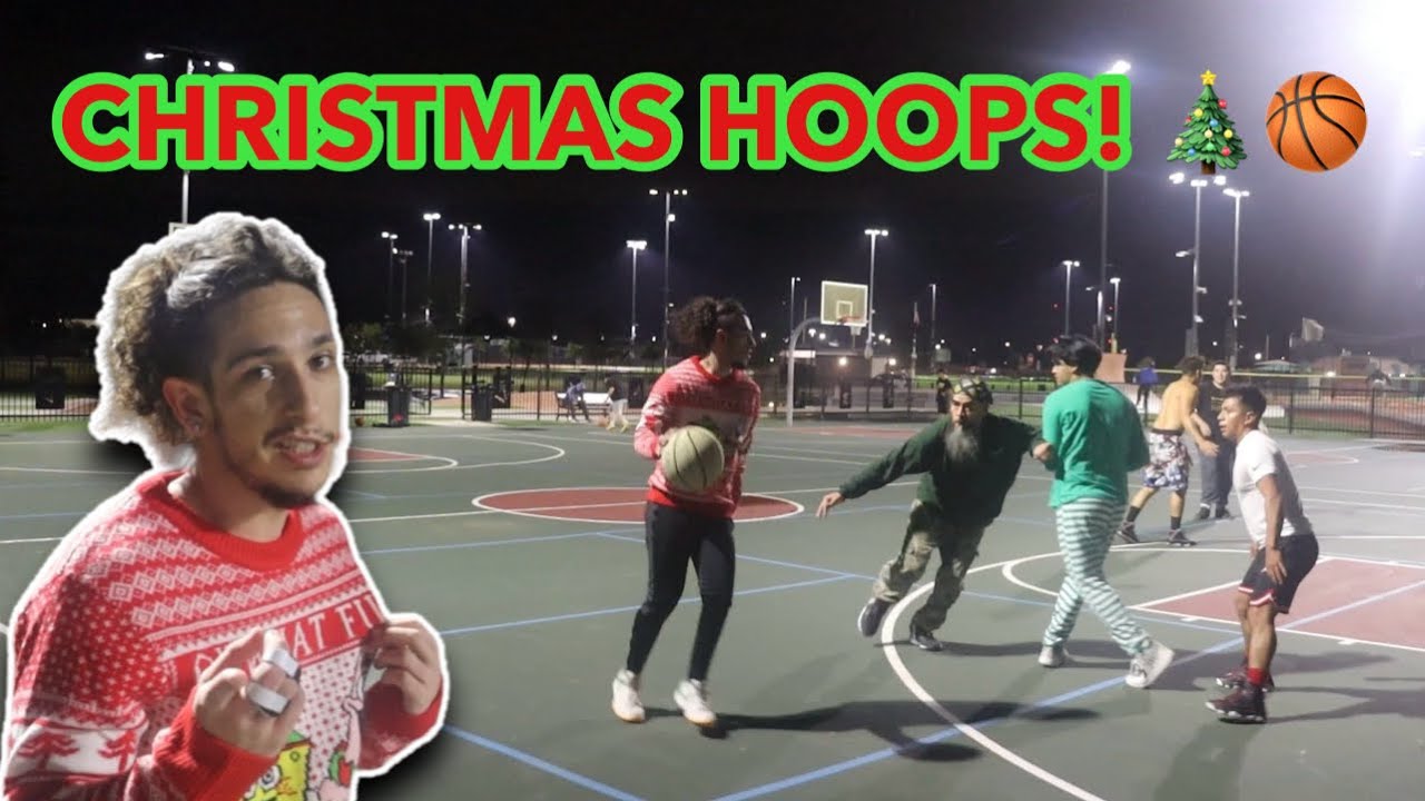 Christmas Hoops! I Got Injured…5V5 Basketball!