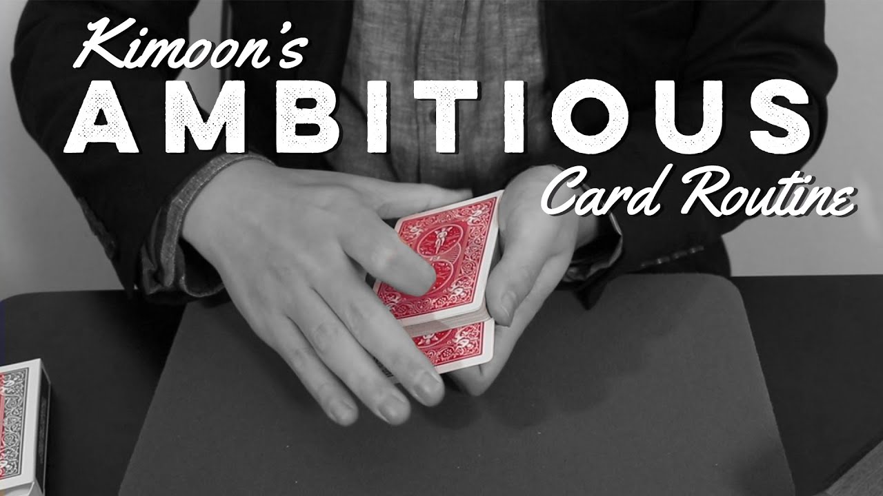 엠비셔스 카드마술 (기문 버전) | Kimoon's Ambitious Card Magic