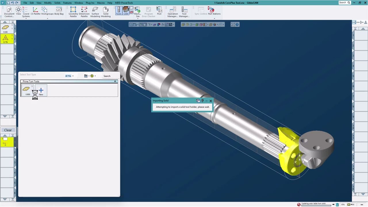 GibbsCAM 2024 Highlights - CoroPlus® Tool Library Integration