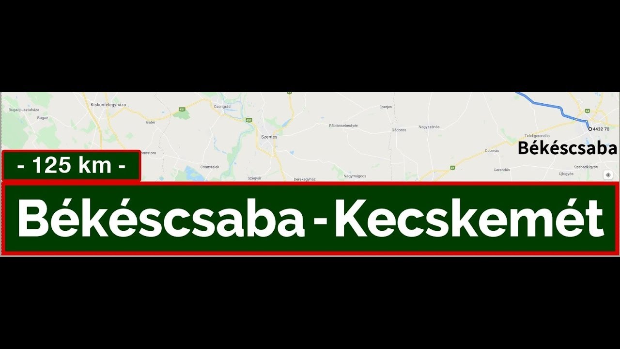 44-es fő&uacute;t & M44-es aut&oacute;&uacute;t || Main Road 44 & Expressway M44: B&eacute;k&eacute;scsaba to Kecskem&eacute;t - Oct. 12, 2019