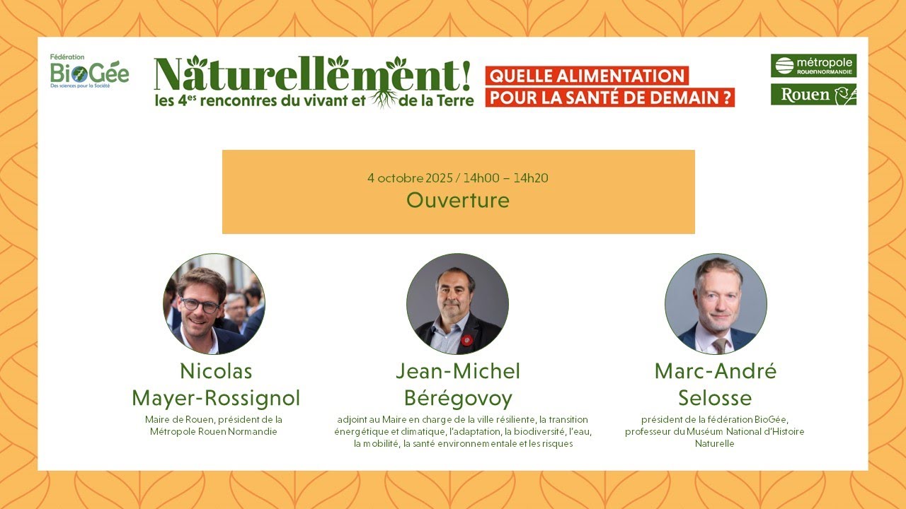 Discours d'ouverture des Journées Naturellement ! 2025