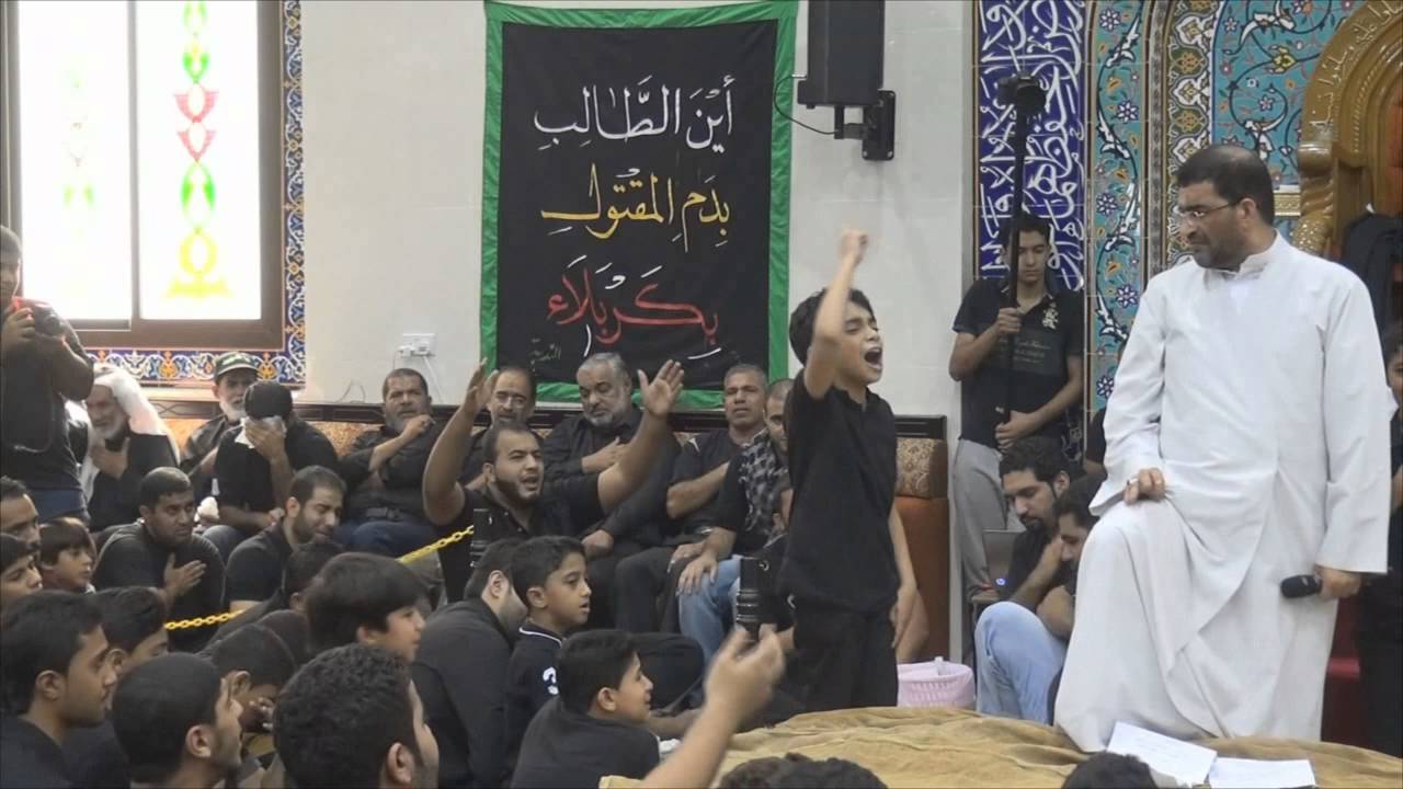 شاهد #الملا الياس نعي فجيع الناس لمصاب القاسم يوم ثامن محرم فى #ماتم كرباباد والناس تضج بالبكاء