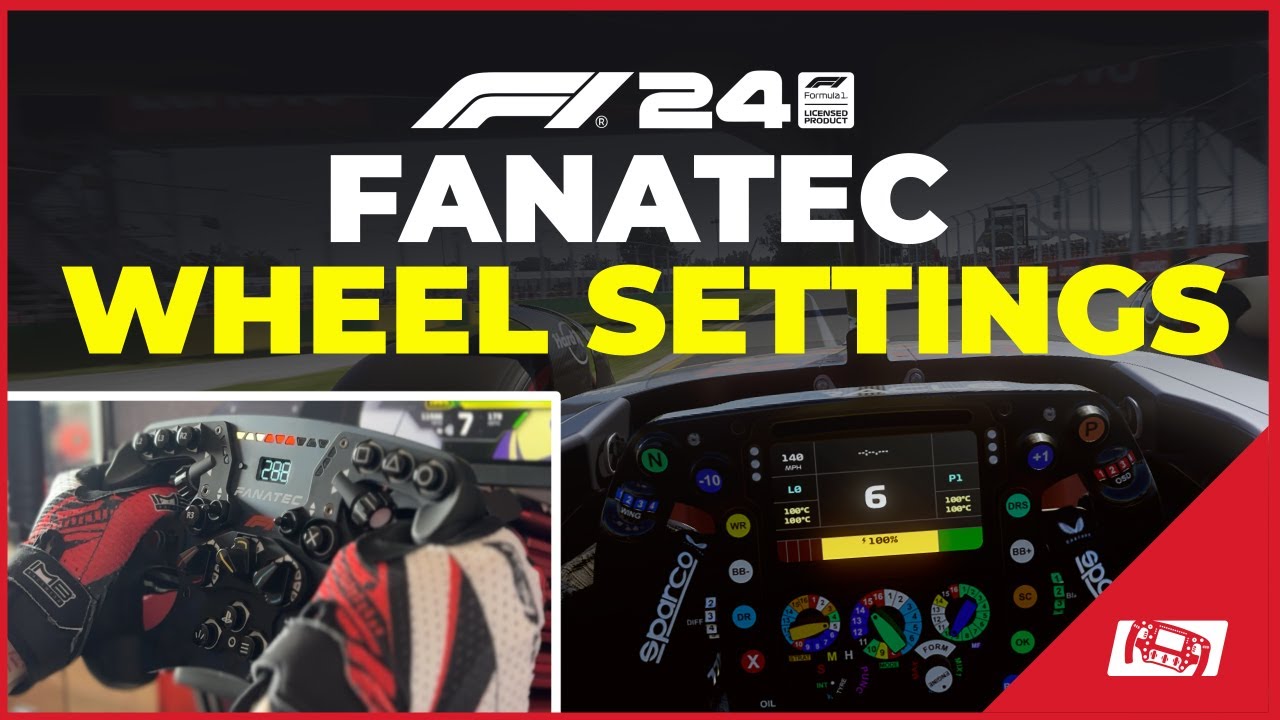 F1 24 Fanatec Wheel Settings: Best Force Feedback