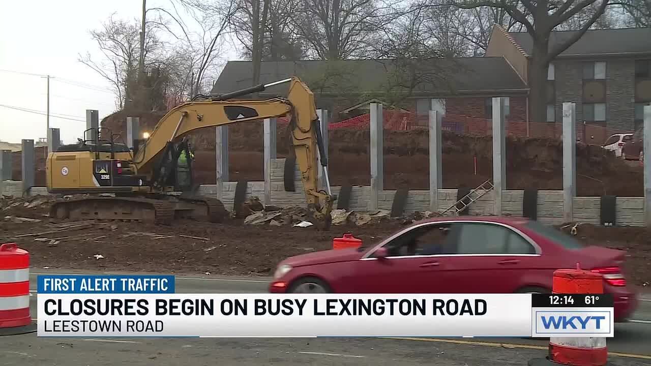 Section of Leestown Road scheduled to close long-term for construction project, traffic delays po...