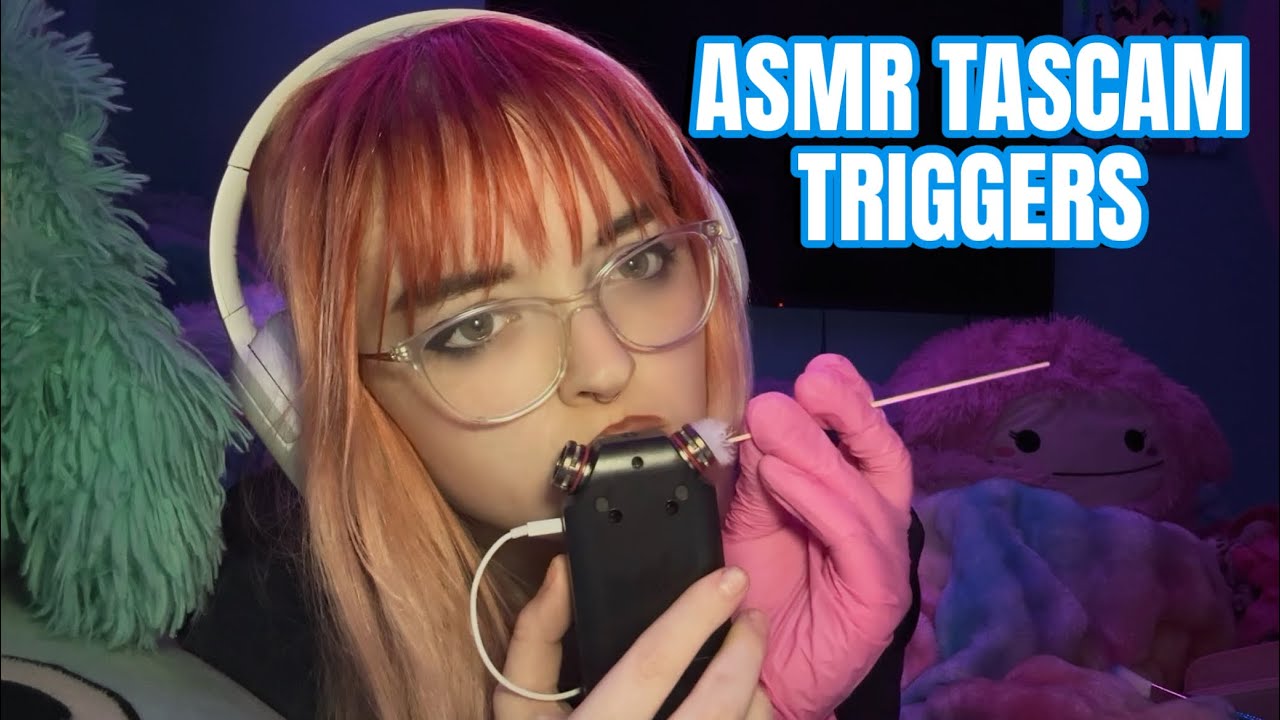 ASMR Triggers For Sleep 💤 Tascam, Ear Cleaning, Spiderwebs, Gloves, Mermaid Brushes + More! 