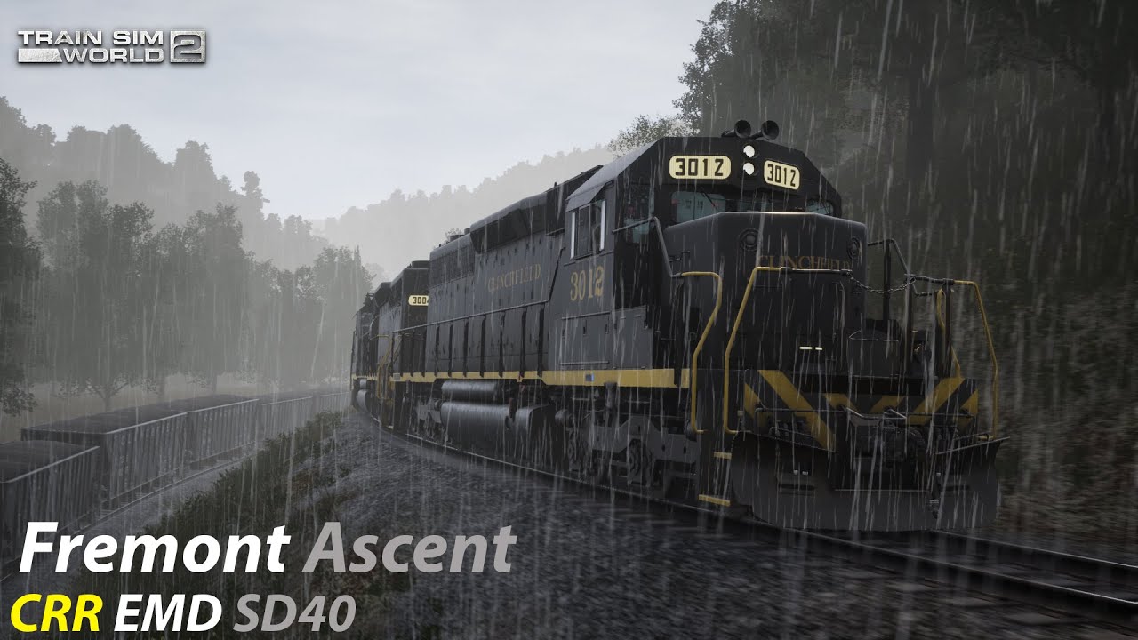 Fremont Ascent : Clinchfield Railroad : Train Sim World 2 1080p60fps