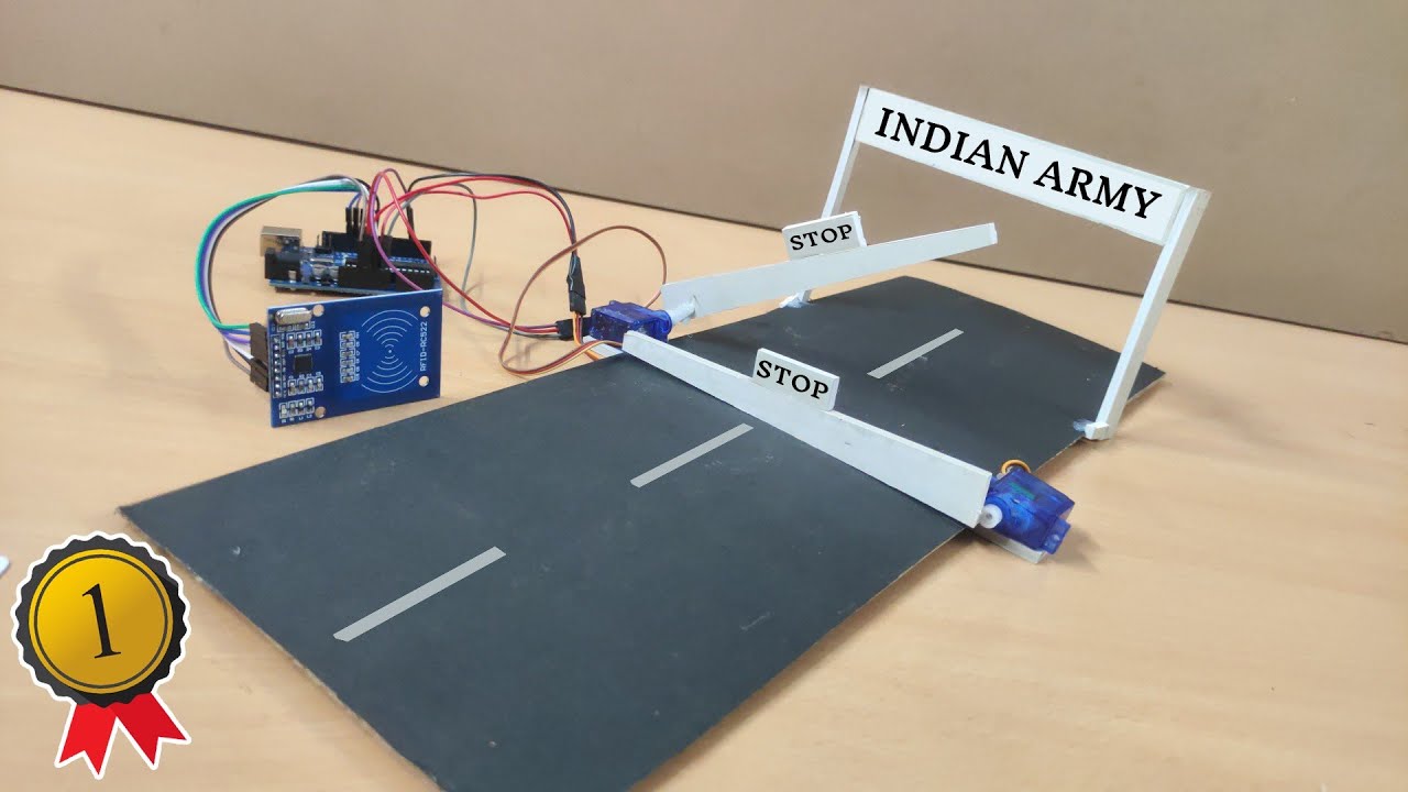 Indian Army security Gate | inspire Award Project | best science Project