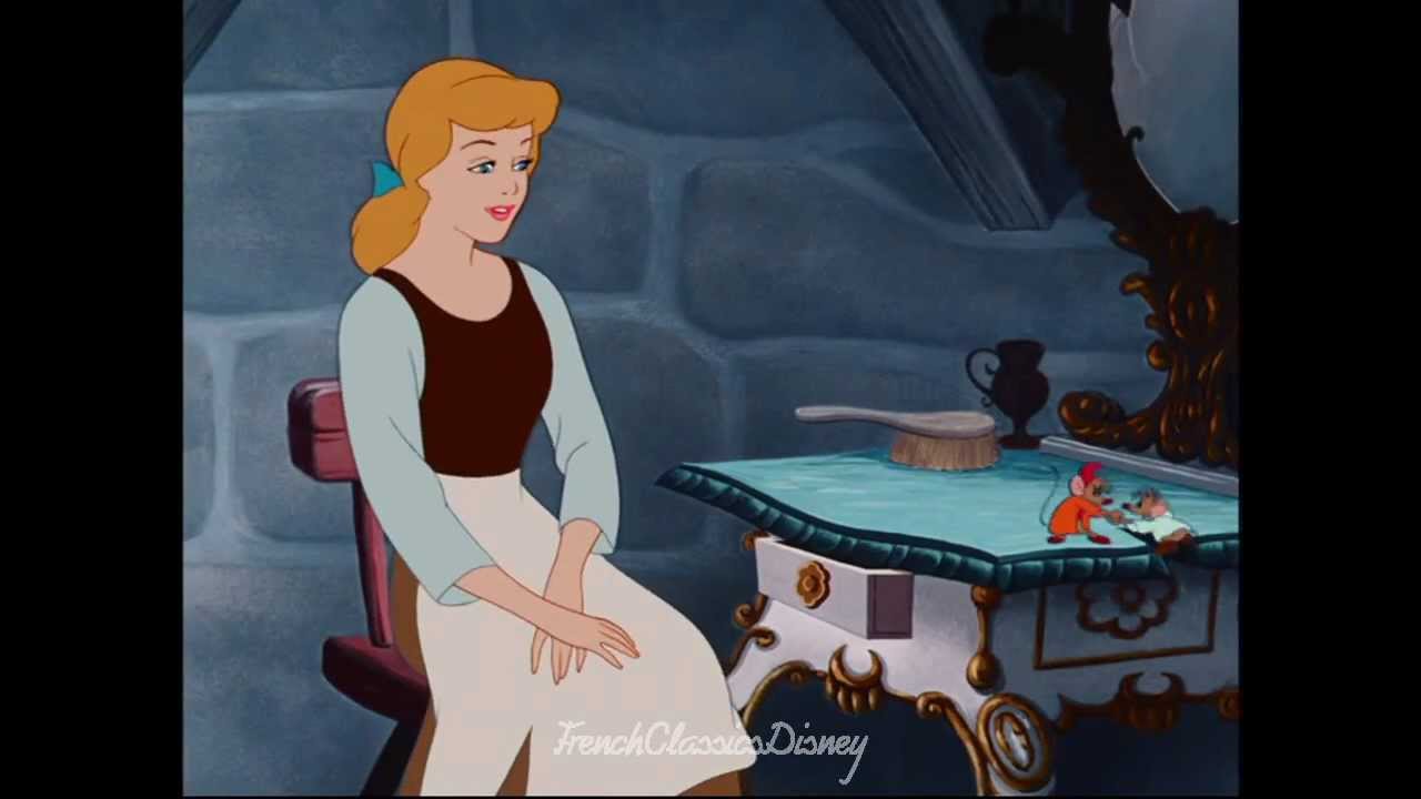 Cendrillon -  La rencontre avec Gustave - PREMIER DOUBLAGE (1950)