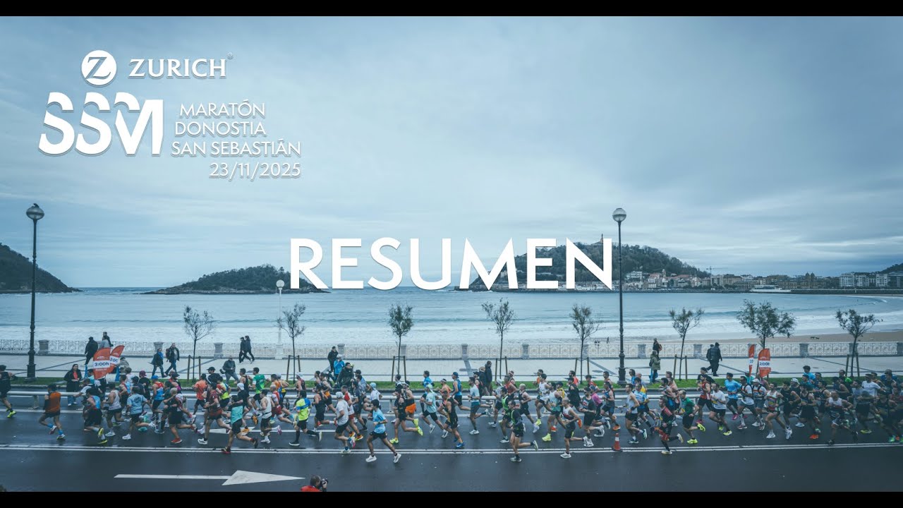 Lo Mejor de la Zurich Maratón Donostia San Sebastián 2025 | Highlights + Clasificaciones