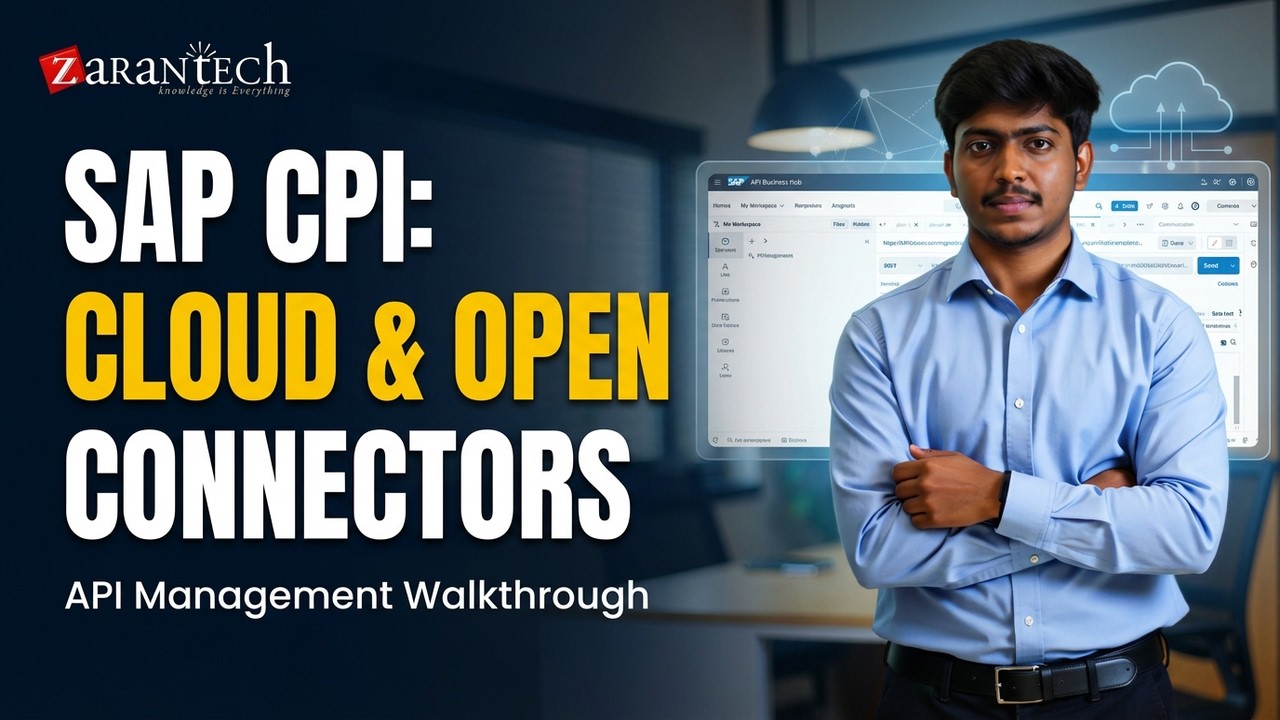 What are Cloud Connectors, Open Connectors in SAP CPI? | ZaranTech DotCom