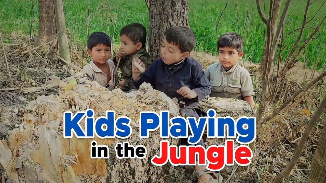 Kids Playing in the Jungle 🌳 | Islamic Kids EK | Cute Islamic Kids Fun