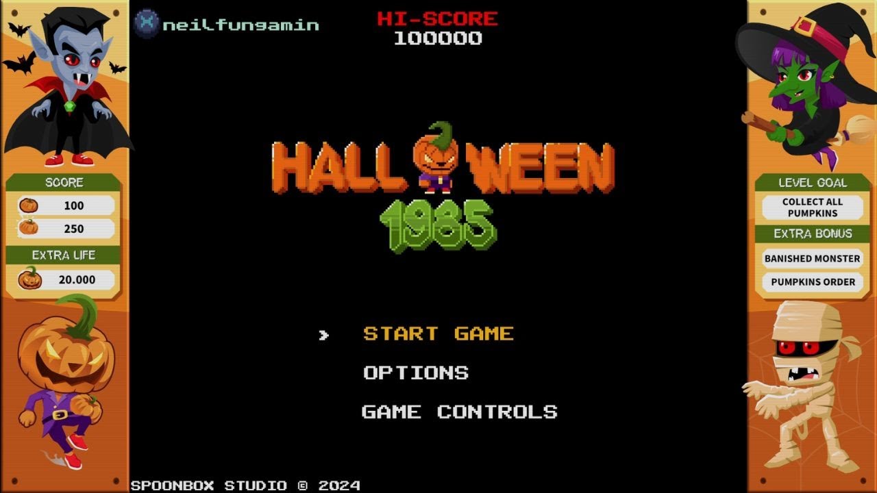Halloween 1985 gameplay