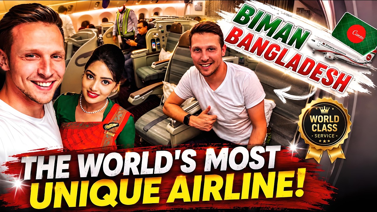 Review: BIMAN BANGLADESH 787 BUSINESS CLASS - The World's most UNIQUE Airline?