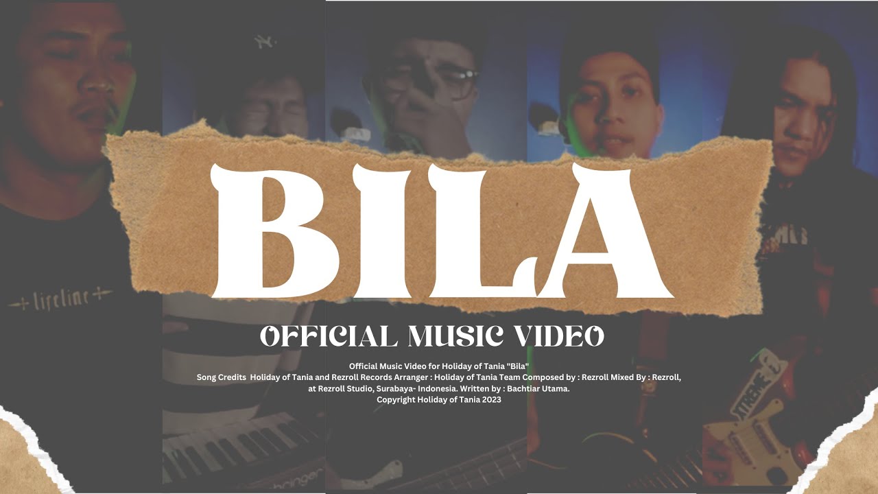 HOLIDAY OF TANIA - BILA (OFFICIAL MUSIC VIDEO)